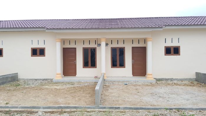foto tampak rumah tipe 39 perumahan Perumahan sumber jaya indah kerasaan