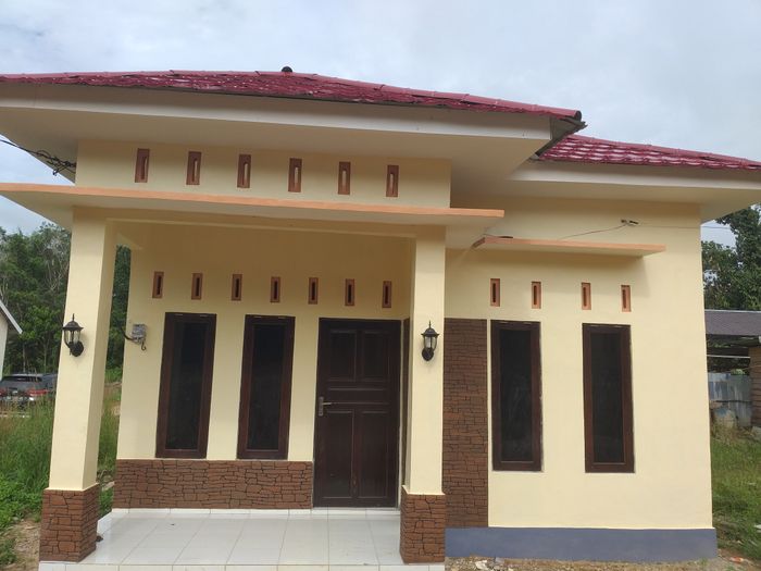 foto tampak rumah tipe 45/150 perumahan PERUMAHAN PONDOK KARINSA