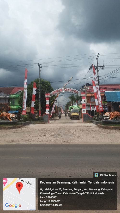 foto gerbang perumahan WENGGA PANDAWA