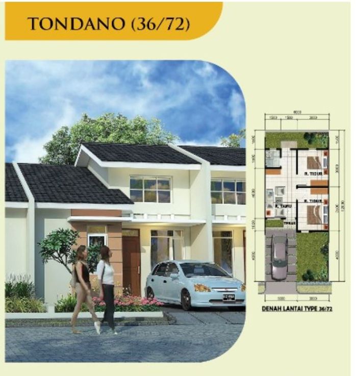 foto tampak rumah tipe KOMERSIL perumahan Grand Citeras
