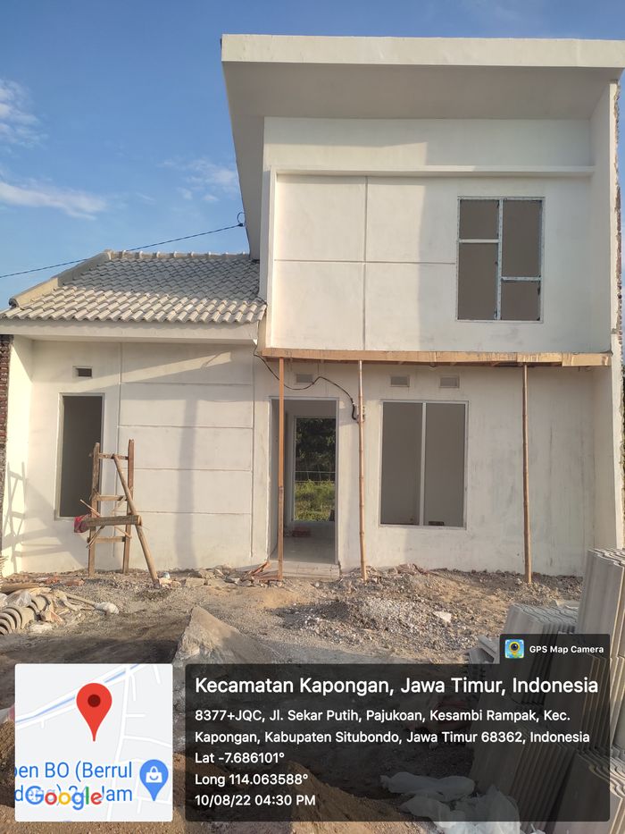 foto tampak rumah tipe sultan perumahan Griya kapongan asri