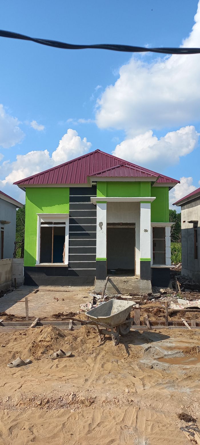 foto tampak rumah tipe 36 perumahan RBK RAYA SERDAM