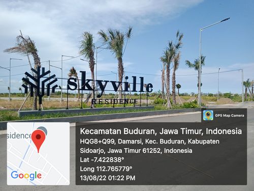 foto gerbang perumahan SKYVILLE RESIDENCE