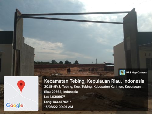 foto posisi tengah perumahan Ifolia