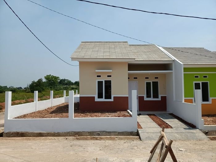 foto tampak rumah tipe Millennial perumahan Grand Jayamulya