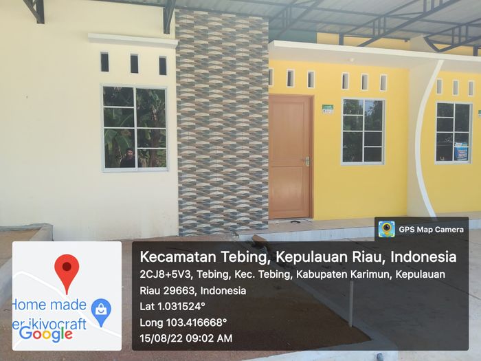 foto tampak rumah tipe 36 perumahan Ifolia