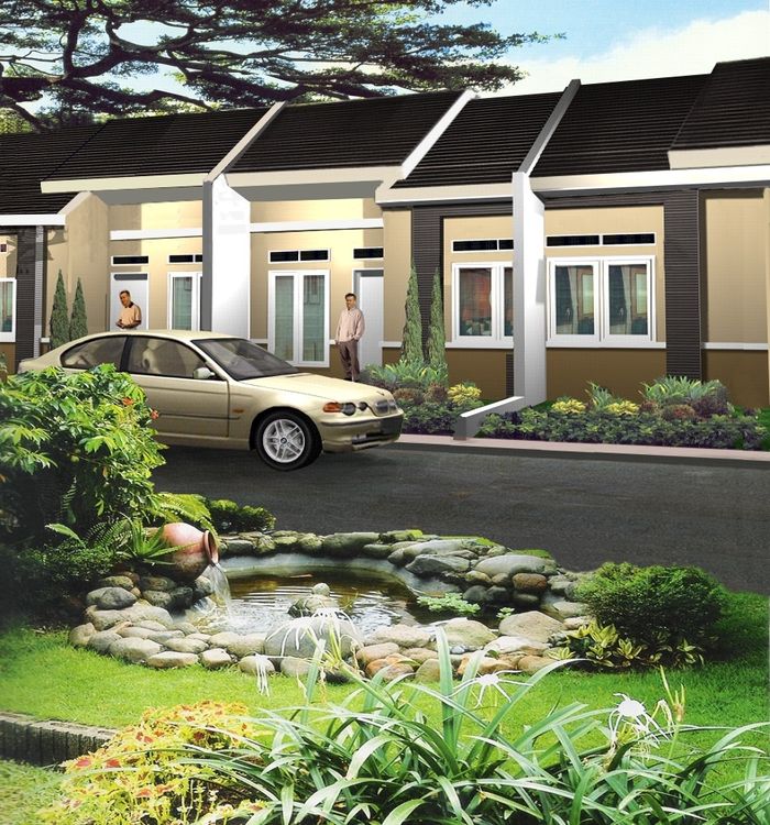foto tampak rumah tipe 24/60 perumahan DUTA PAKIS RESIDENCE TAHAP 5