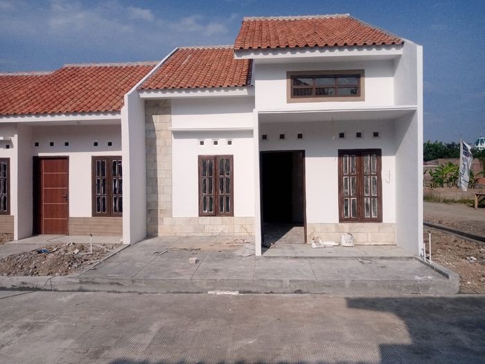 foto tampak rumah tipe 45/66 perumahan ALFA RESIDENCE 6
