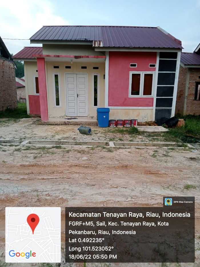 foto tampak rumah tipe 36 perumahan BUKIT PERMATA SUMBARI I TAHAP IV-2