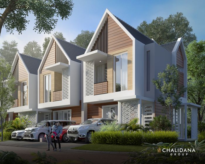 foto tampak rumah tipe NIYATA HOOK perumahan PURI SAFIRA REGENCY