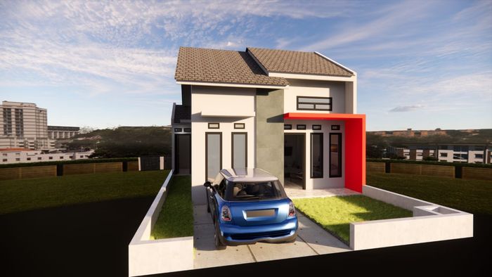 foto tampak rumah tipe 36/84 perumahan GRIYA CEMERLANG RESIDENCE