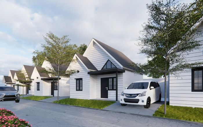 foto tampak rumah tipe 36 perumahan TAMAN EDELWEISS