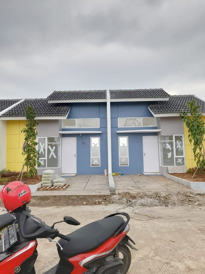 foto tampak rumah tipe 30/60 perumahan Puri harmoni indah