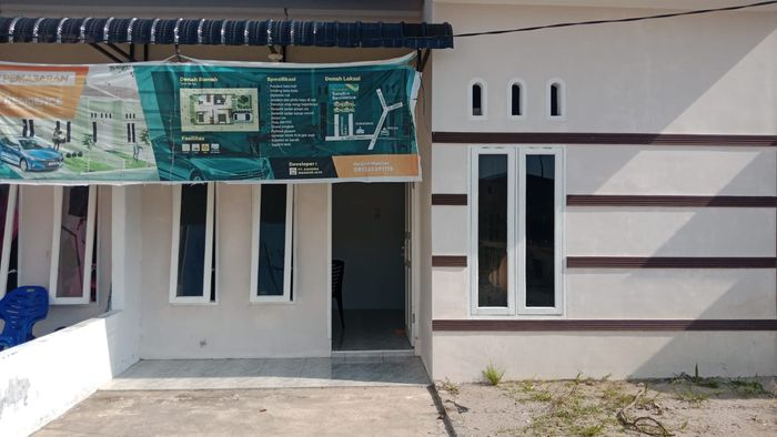 foto tampak rumah tipe 36 perumahan SANDIRA RESIDENCE