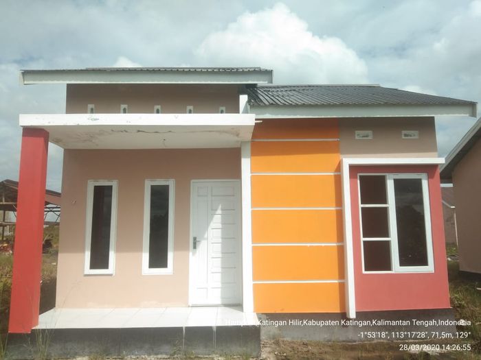 foto tampak rumah tipe 36 perumahan Griya Satya Bhayangkara
