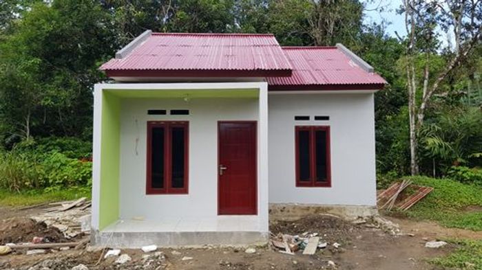 foto tampak rumah tipe rumah subsidi perumahan INTI RESIDENCE