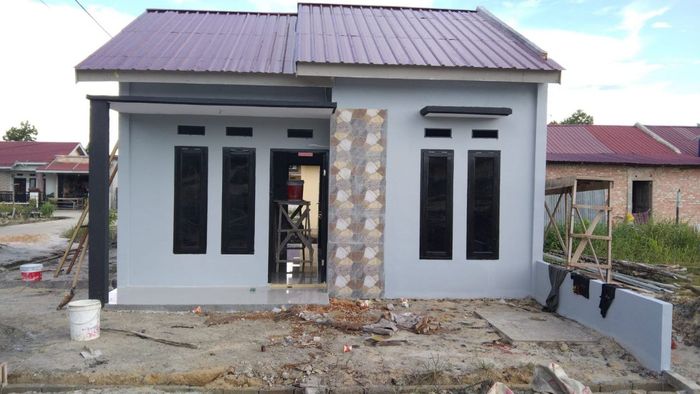 foto tampak rumah tipe 36+ perumahan Griya Langgam 2 Tahap 2