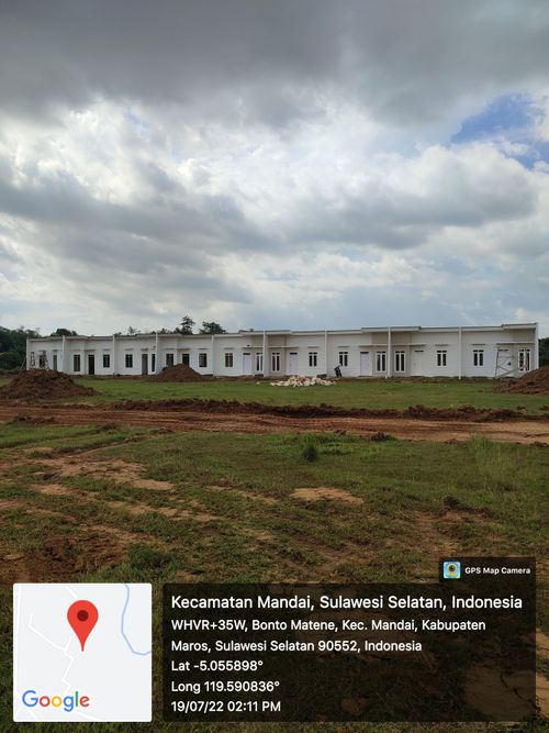 foto posisi tengah perumahan Perumahan bontocinde residence land