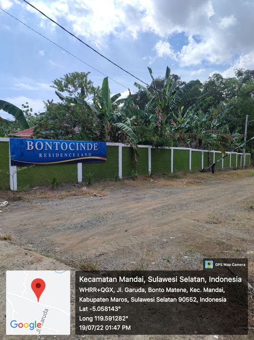 foto gerbang perumahan Perumahan bontocinde residence land