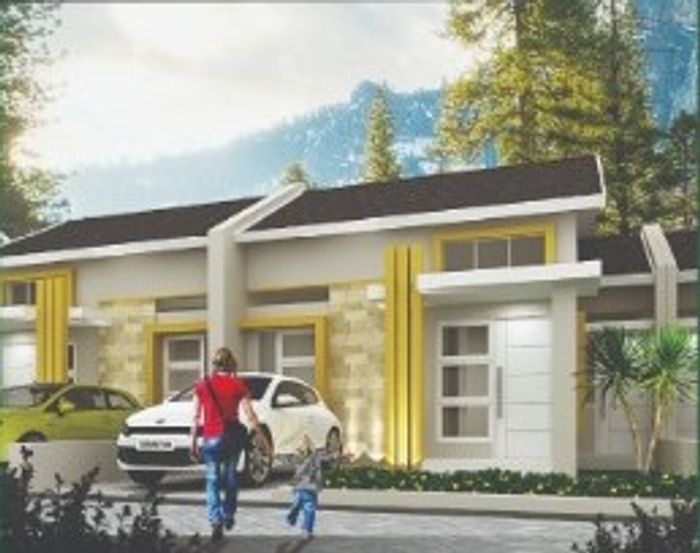 foto tampak rumah tipe 45/37 perumahan COCO GARDEN