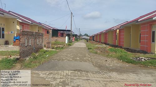 foto posisi tengah perumahan CITRA WAHANA III TAHAP 3