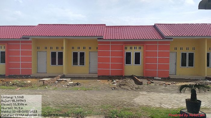 foto tampak rumah tipe 36 perumahan CITRA WAHANA III TAHAP 3