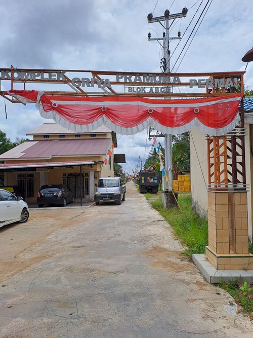 foto gerbang perumahan Griya Pramuka Permai C-D