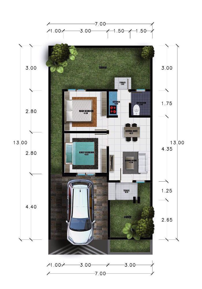 foto denah rumah tipe PERUMAHAN SURYA AKBAR TAHAP 4 perumahan PERUMAHAN SURYA AKBAR TAHAP 4