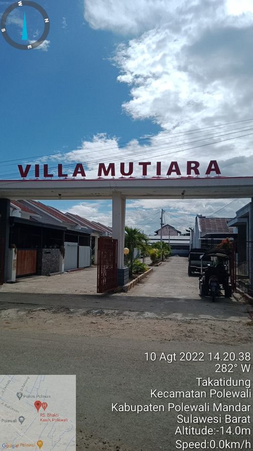 foto gerbang perumahan VILLA MUTIARA