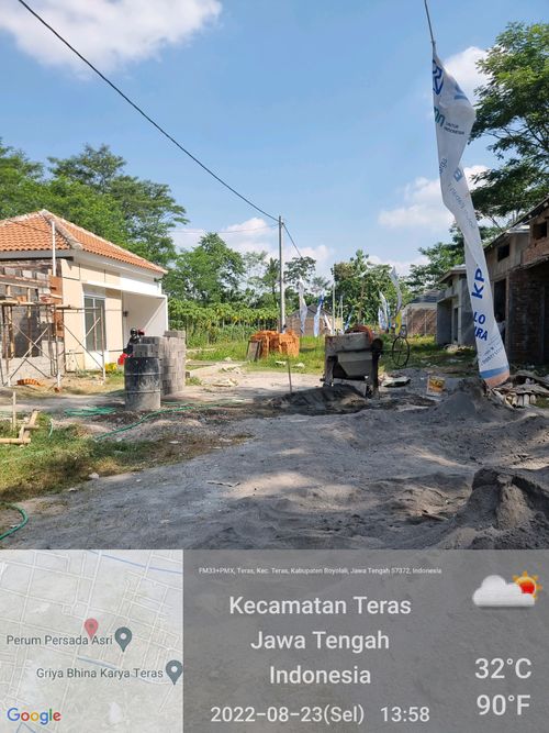 foto posisi tengah perumahan Gupitsari Regency