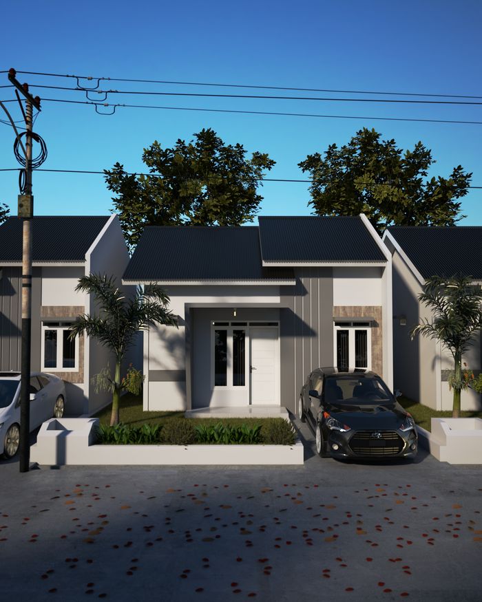 foto tampak rumah tipe STANDAR 36 perumahan PERUMAHAN SYANDANA ESTATE 1 TAHAP 2