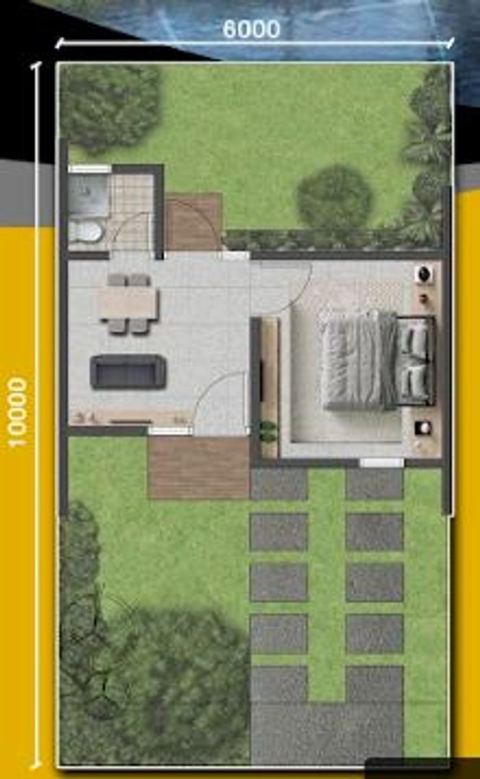 foto denah rumah tipe VENTO 410JT perumahan Grand Mutiara Gading