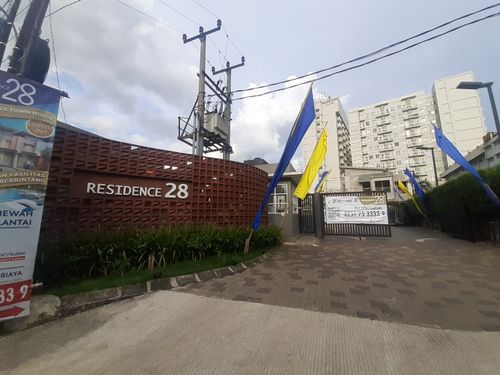 foto gerbang perumahan RESIDENCE 28