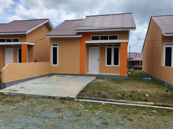 foto tampak rumah tipe 36 perumahan FAT RESIDENCE AMPANA TAHAP II