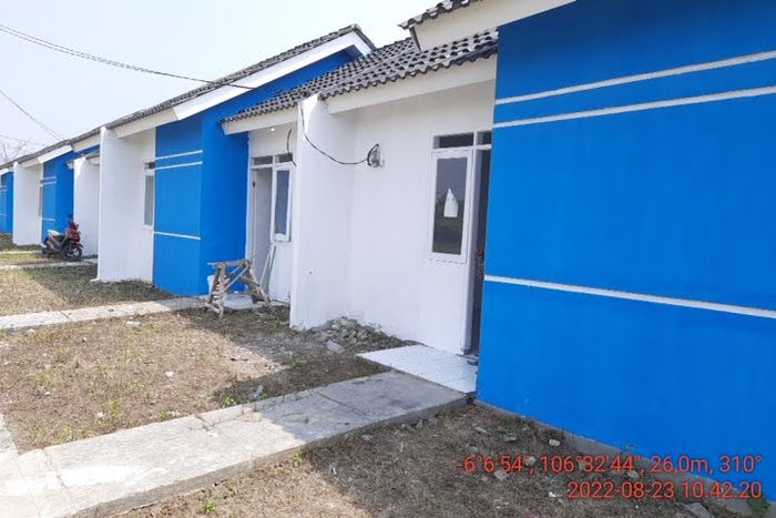 foto tampak rumah tipe 30/60 perumahan Green Vasanta