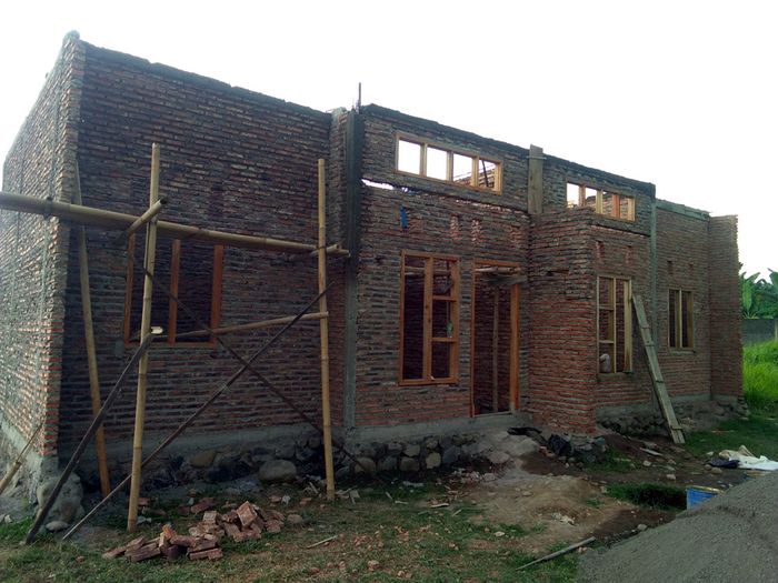 foto tampak rumah tipe 32/60 perumahan Perumahan Reksabumi Residence Getas