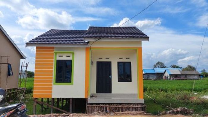 foto tampak rumah tipe 36 subsidi perumahan BUMI PERMATA BELAYUNG 2 TAHAP 2