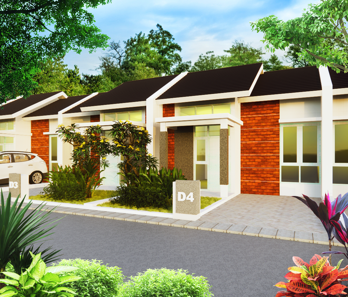 foto tampak rumah tipe 36/72 Komersil perumahan Cibenda Residence