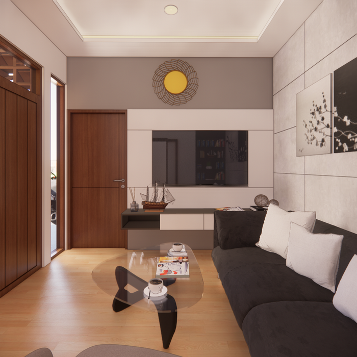 foto denah rumah tipe 60/98 2 Lantai Komersil perumahan Cibenda Residence
