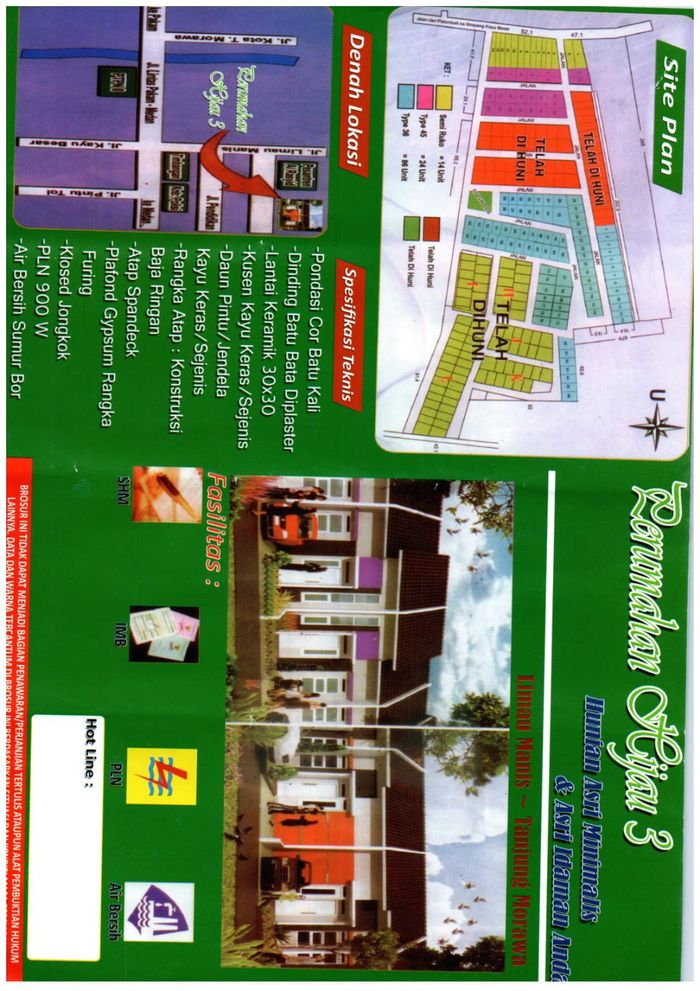 foto tampak rumah tipe 36 perumahan Perumahan Hijau 3