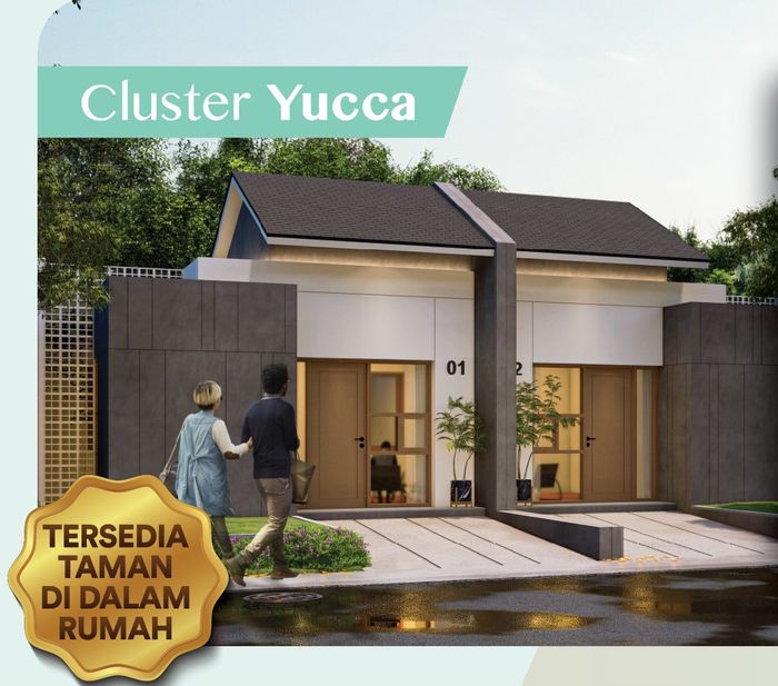 foto tampak rumah tipe YUCCA perumahan KEANDRA PARK