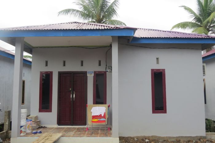foto tampak rumah tipe 36 perumahan P. Berlian D
