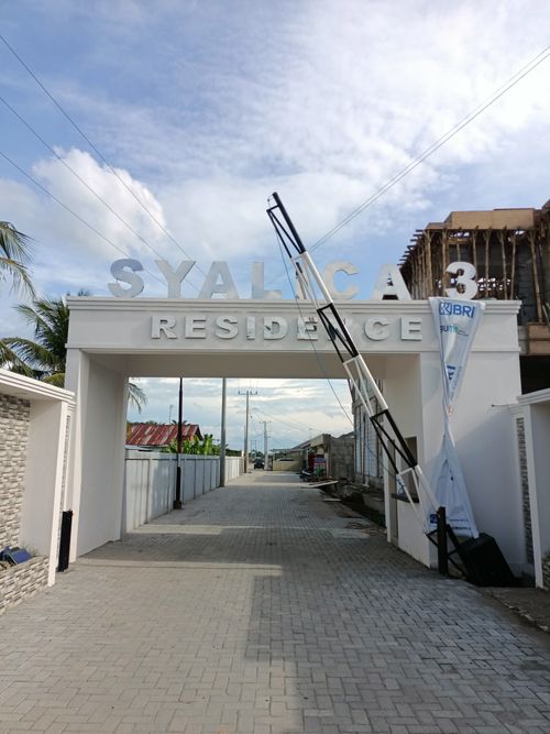 foto gerbang perumahan Syalica Residence3 Tahap 2