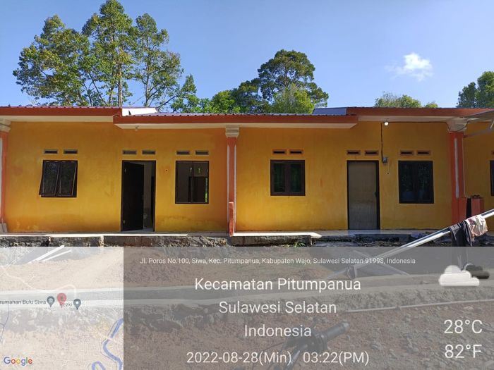 foto tampak rumah tipe 36 perumahan Bulu Siwa Indah