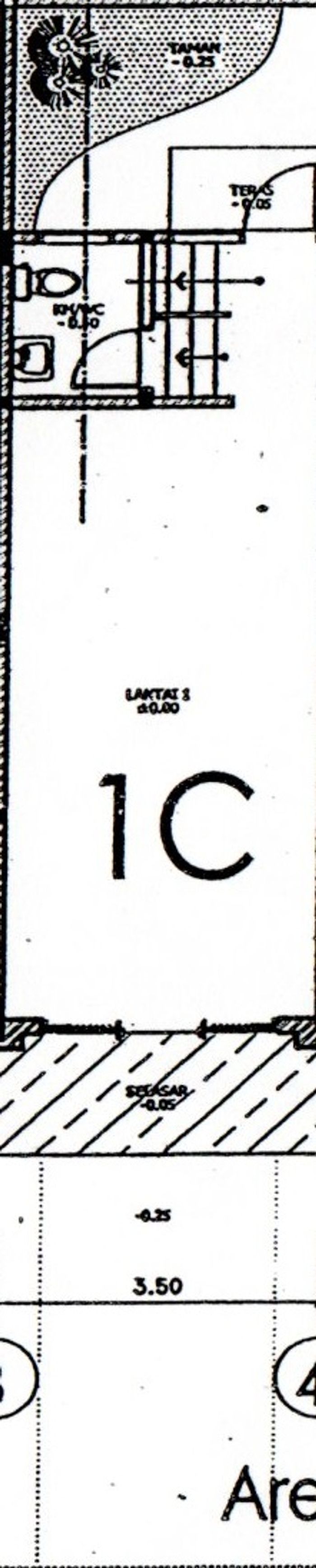 foto denah rumah tipe 72/95 perumahan Bukit Graha Bhakti Asri