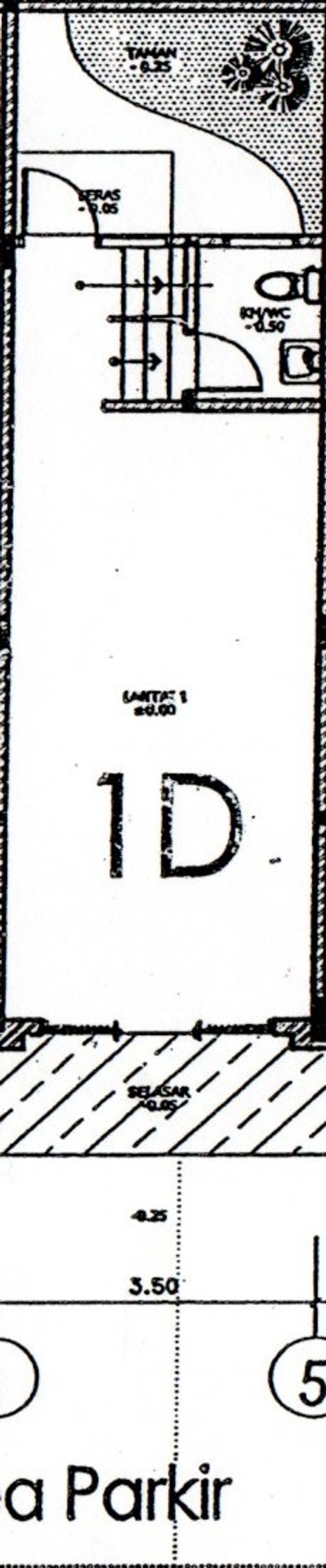 foto denah rumah tipe 77/95 perumahan Bukit Graha Bhakti Asri