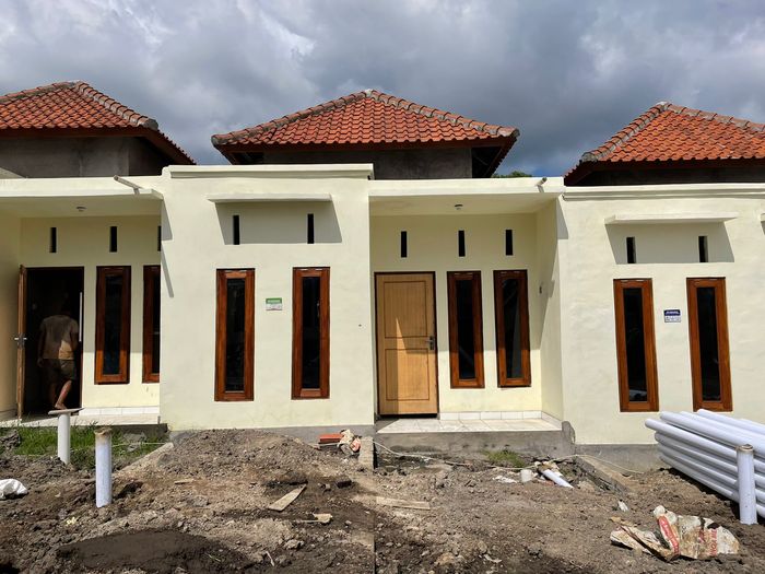 foto tampak rumah tipe 25 perumahan BCA PESONA JADI THP 3