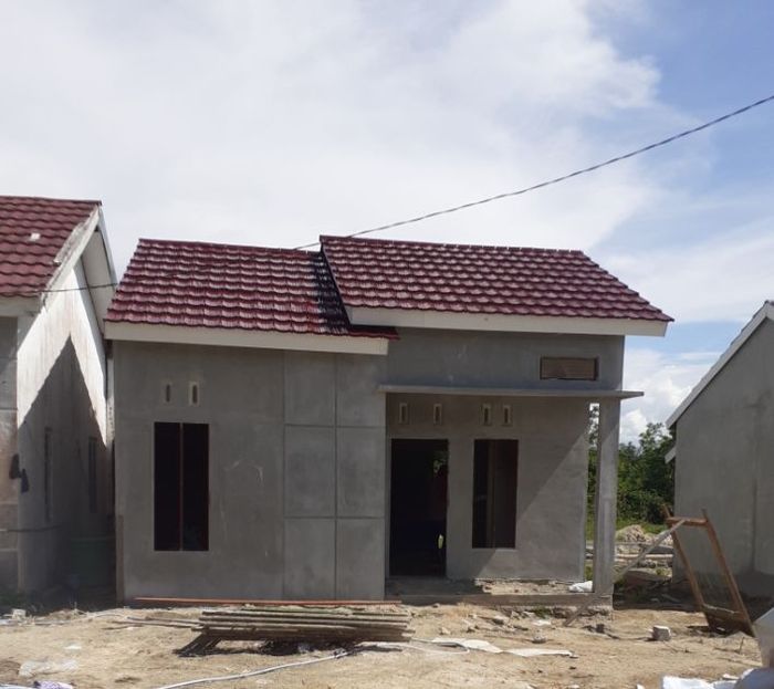 foto tampak rumah tipe 36 bersubsidi perumahan ANUGERAH SEMESTA ASRI