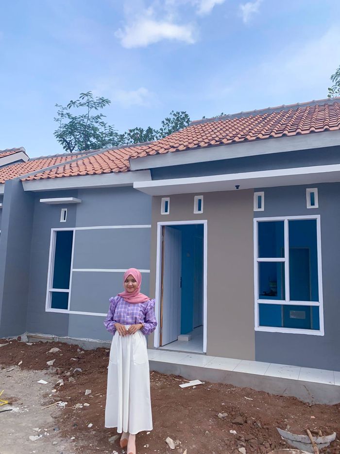 foto tampak rumah tipe 31/60 perumahan Green Pesona Abadi 2