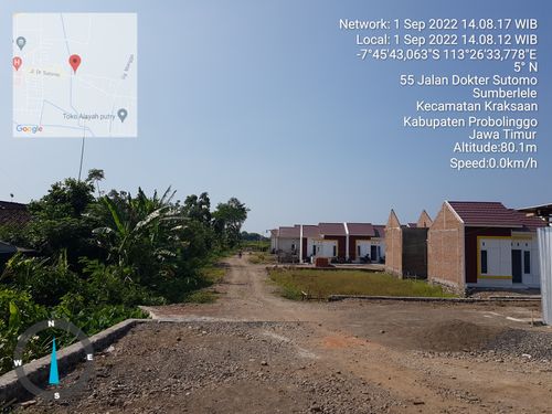 foto gerbang perumahan SUMBERLELE LAND